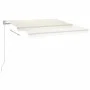 Automatic awning with LED and wind sensor cream 3x2.5 m by vidaXL, Awnings - Ref: Foro24-3069912, Price: 573,21 €, Discount: %
