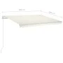 Automatische Markise mit LED und Windsensor Creme 3x2,5 m von vidaXL, Markisen - Ref: Foro24-3069912, Preis: 573,21 €, Rabatt: %