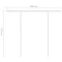 Automatische Markise mit LED und Windsensor Creme 3x2,5 m von vidaXL, Markisen - Ref: Foro24-3069912, Preis: 573,21 €, Rabatt: %
