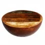Bowl-shaped coffee table steel base solid recycled wood by vidaXL, Coffee table - Ref: Foro24-241648, Price: 93,38 €, Discoun...