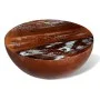Bowl-shaped coffee table steel base solid recycled wood by vidaXL, Coffee table - Ref: Foro24-241648, Price: 93,38 €, Discoun...