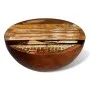 Bowl-shaped coffee table steel base solid recycled wood by vidaXL, Coffee table - Ref: Foro24-241648, Price: 93,38 €, Discoun...