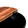 Black recycled solid wood bowl-shaped coffee table by vidaXL, Coffee table - Ref: Foro24-245259, Price: 112,65 €, Discount: %