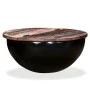 Black recycled solid wood bowl-shaped coffee table by vidaXL, Coffee table - Ref: Foro24-245259, Price: 112,65 €, Discount: %