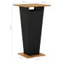 3-teiliges Garten-Barmöbel-Set und schwarze synthetische Rattankissen von vidaXL, Gartensets - Ref: Foro24-3094798, Preis: 29...