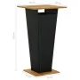 Set muebles bar jardín 3 piezas y cojines ratán sintético negro de vidaXL, Conjuntos de jardín - Ref: Foro24-3094798, Precio:...