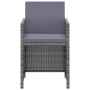 3-piece garden dining set with gray synthetic rattan cushions by vidaXL, Garden sets - Ref: Foro24-3095500, Price: 267,19 €, ...