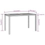 3-teilige Garten-Essgruppe mit grauen synthetischen Rattankissen von vidaXL, Gartensets - Ref: Foro24-3095500, Preis: 267,19 ...