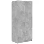 Concrete gray plywood cabinet 80x52x180 cm by vidaXL, Wardrobes - Ref: Foro24-800625, Price: 183,82 €, Discount: %