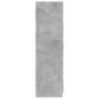 Concrete gray plywood cabinet 80x52x180 cm by vidaXL, Wardrobes - Ref: Foro24-800625, Price: 183,82 €, Discount: %