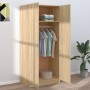 Armario de madera contrachapada roble Sonoma 80x52x180 cm de vidaXL, Armarios roperos - Ref: Foro24-800624, Precio: 215,80 €,...
