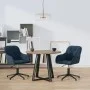 Drehbare Esszimmerstühle, 2 Stück, blauer Samt von vidaXL, Essstühle - Ref: Foro24-3103376, Preis: 175,14 €, Rabatt: %