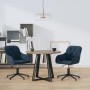 Drehbare Esszimmerstühle, 2 Stück, blauer Samt von vidaXL, Essstühle - Ref: Foro24-3103376, Preis: 177,76 €, Rabatt: %