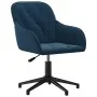 Drehbare Esszimmerstühle, 2 Stück, blauer Samt von vidaXL, Essstühle - Ref: Foro24-3103376, Preis: 175,14 €, Rabatt: %