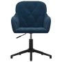 Drehbare Esszimmerstühle, 2 Stück, blauer Samt von vidaXL, Essstühle - Ref: Foro24-3103376, Preis: 177,76 €, Rabatt: %