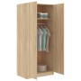 Kleiderschrank aus Sonoma-Eichensperrholz, 80 x 52 x 180 cm von vidaXL, Kleiderschränke - Ref: Foro24-800624, Preis: 206,37 €...