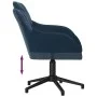 Drehbare Esszimmerstühle, 2 Stück, blauer Samt von vidaXL, Essstühle - Ref: Foro24-3103376, Preis: 175,14 €, Rabatt: %