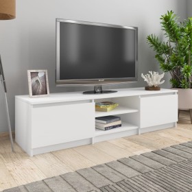 Weißer TV-Schrank aus Sperrholz, 140 x 40 x 35,5 cm von vidaXL, TV-Möbel - Ref: Foro24-800648, Preis: 83,13 €, Rabatt: %