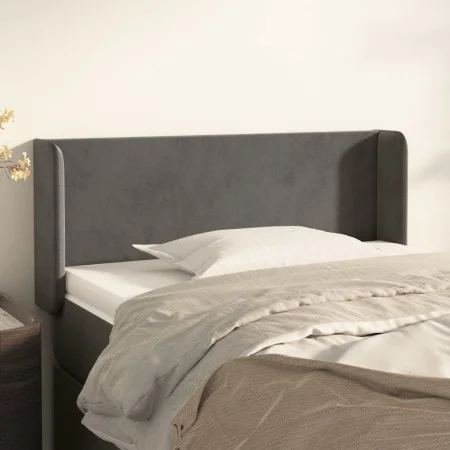Dunkelgraues Samtkopfteil 103x16x78/88 cm von vidaXL, Kopf- und Fußteile - Ref: Foro24-3118531, Preis: 51,86 €, Rabatt: %