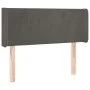Dunkelgraues Samtkopfteil 103x16x78/88 cm von vidaXL, Kopf- und Fußteile - Ref: Foro24-3118531, Preis: 51,86 €, Rabatt: %