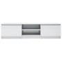 Mueble TV madera contrachapada blanco brillante 140x40x35,5cm de vidaXL, Muebles TV - Ref: Foro24-800654, Precio: 99,32 €, De...