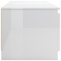Sperrholz TV-Möbel glänzend weiß 140x40x35,5cm von vidaXL, TV-Möbel - Ref: Foro24-800654, Preis: 96,15 €, Rabatt: %