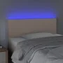 Headboard with LED synthetic leather cappuccino color 80x5x78/88 cm by vidaXL, Headboards and footboards - Ref: Foro24-312140...