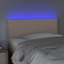 Kopfteil mit LED-Kunstleder in der Farbe Cappuccino, 80 x 5 x 78/88 cm von vidaXL, Kopf- und Fußteile - Ref: Foro24-3121409, ...
