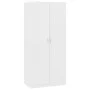 Weißer Sperrholzschrank 80x52x180 cm von vidaXL, Kleiderschränke - Ref: Foro24-800621, Preis: 173,54 €, Rabatt: %