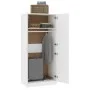 Weißer Sperrholzschrank 80x52x180 cm von vidaXL, Kleiderschränke - Ref: Foro24-800621, Preis: 173,54 €, Rabatt: %