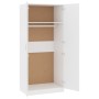 Armario de madera contrachapada blanco 80x52x180 cm de vidaXL, Armarios roperos - Ref: Foro24-800621, Precio: 202,29 €, Descu...