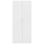 Armario de madera contrachapada blanco 80x52x180 cm de vidaXL, Armarios roperos - Ref: Foro24-800621, Precio: 202,29 €, Descu...