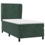 Boxspringbett mit dunkelgrüner Samtmatratze 90x190 cm von vidaXL, Betten und Lattenroste - Ref: Foro24-3129066, Preis: 346,18...