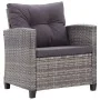 Gartenmöbel 6 Stück und Kissen dunkelgraues synthetisches Rattan von vidaXL, Outdoor-Sofas - Ref: Foro24-46150, Preis: 607,25...