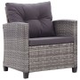 Gartenmöbel 6 Stück und Kissen dunkelgraues synthetisches Rattan von vidaXL, Outdoor-Sofas - Ref: Foro24-46150, Preis: 615,18...