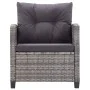 Gartenmöbel 6 Stück und Kissen dunkelgraues synthetisches Rattan von vidaXL, Outdoor-Sofas - Ref: Foro24-46150, Preis: 607,25...
