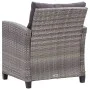 Gartenmöbel 6 Stück und Kissen dunkelgraues synthetisches Rattan von vidaXL, Outdoor-Sofas - Ref: Foro24-46150, Preis: 607,25...