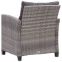 Gartenmöbel 6 Stück und Kissen dunkelgraues synthetisches Rattan von vidaXL, Outdoor-Sofas - Ref: Foro24-46150, Preis: 615,18...