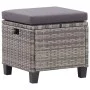 Gartenmöbel 6 Stück und Kissen dunkelgraues synthetisches Rattan von vidaXL, Outdoor-Sofas - Ref: Foro24-46150, Preis: 607,25...