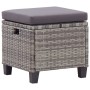 Gartenmöbel 6 Stück und Kissen dunkelgraues synthetisches Rattan von vidaXL, Outdoor-Sofas - Ref: Foro24-46150, Preis: 615,18...