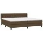 Boxspringbett mit dunkelbrauner Stoffmatratze 200x200 cm von vidaXL, Betten und Lattenroste - Ref: Foro24-3129980, Preis: 625...