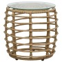 Set Gartentisch und Stühle 3 Stück synthetisches Rattan Eiche Farbe von vidaXL, Gartensets - Ref: Foro24-48577, Preis: 257,20...