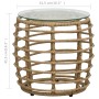 Set Gartentisch und Stühle 3 Stück synthetisches Rattan Eiche Farbe von vidaXL, Gartensets - Ref: Foro24-48577, Preis: 257,20...