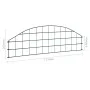 Grünes gewölbtes Gartenzaun-Set 77,3 x 26 cm von vidaXL, Zaunpaneele - Ref: Foro24-146101, Preis: 30,36 €, Rabatt: %