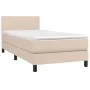 Box spring bed with cappuccino synthetic leather mattress 80x200 cm by vidaXL, Beds and slatted bases - Ref: Foro24-3140974, ...