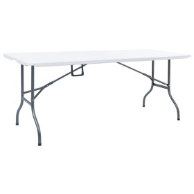 Klappbarer Gartentisch HDPE weiß 180x72x72 cm von vidaXL, Gartentische - Ref: Foro24-48829, Preis: 92,38 €, Rabatt: %