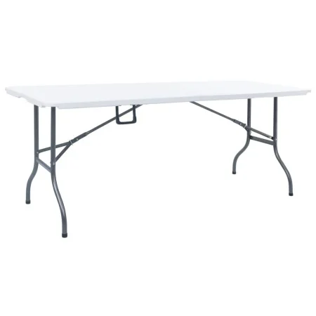 Mesa de jardín plegable HDPE blanco 180x72x72 cm de vidaXL, Mesas de jardín - Ref: Foro24-48829, Precio: 94,11 €, Descuento: %