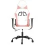 Silla gaming cuero sintético blanco y rosa de vidaXL, Sillones para videojuegos - Ref: Foro24-3143650, Precio: 113,52 €, Desc...