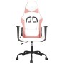 Weißer und rosafarbener Gaming-Stuhl aus Kunstleder von vidaXL, Gaming-Stühle - Ref: Foro24-3143650, Preis: 114,43 €, Rabatt: %