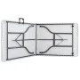 Mesa de jardín plegable HDPE blanco 180x72x72 cm de vidaXL, Mesas de jardín - Ref: Foro24-48829, Precio: 94,11 €, Descuento: %
